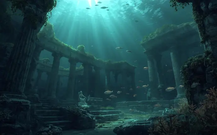 Αρχαία πόλη κάτω από το νερό