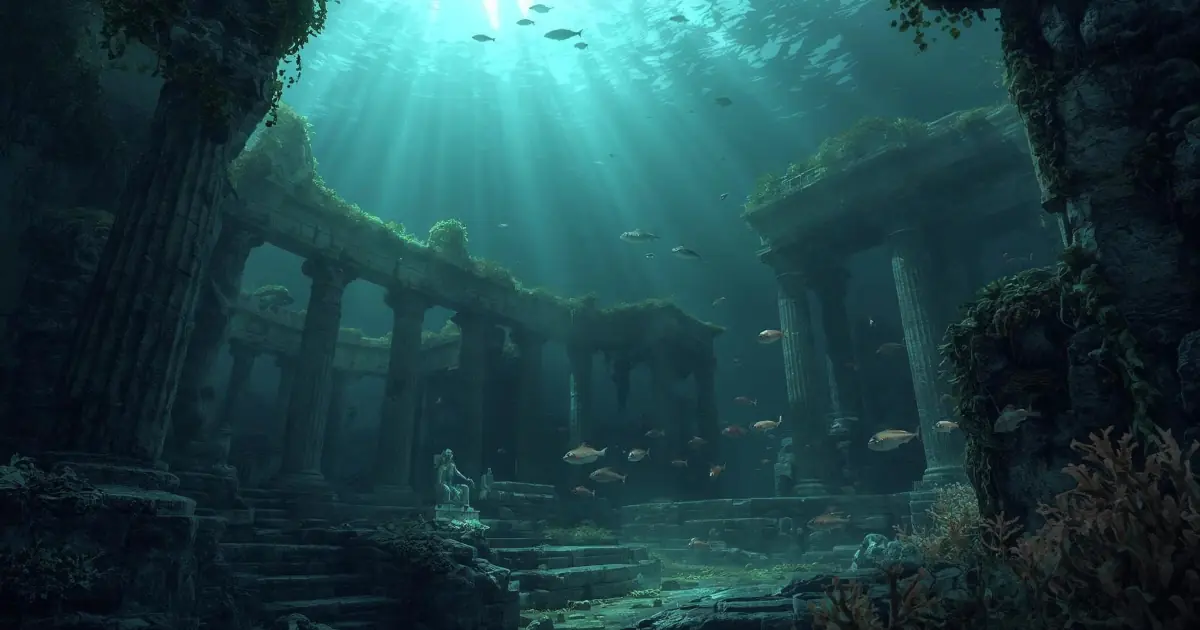 Αρχαία πόλη κάτω από το νερό